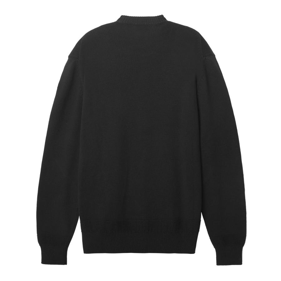 MONCLER クルーネック スウェット ブラック MONCLER（モンクレール） ニット クルーネック 長袖 ブラック メンズ