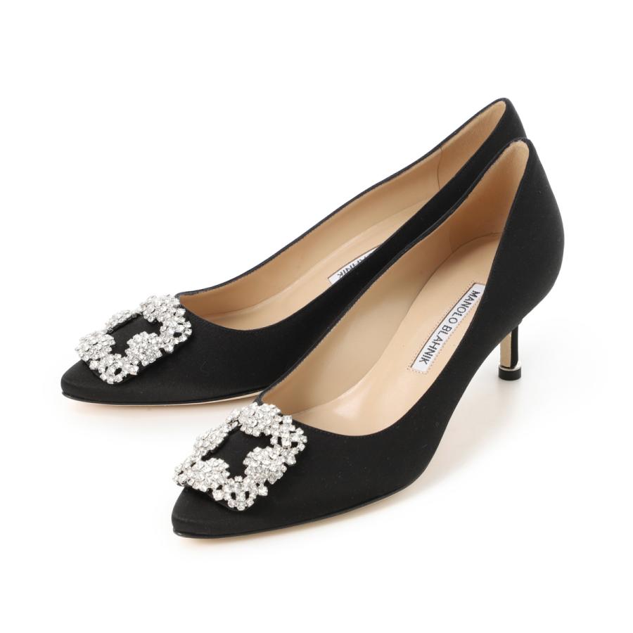 マノロ ブラニク MANOLO BLAHNIK パンプス HANGISI 50 ブラック 