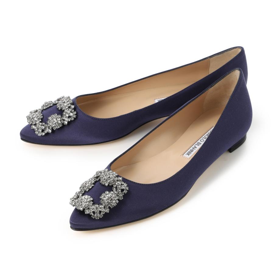 マノロ ブラニク MANOLO BLAHNIK パンプス HANGISI BALLERINAS 