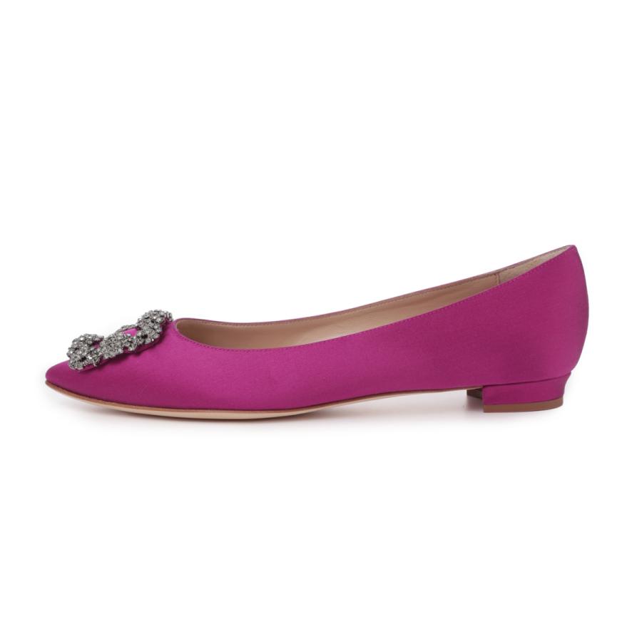 マノロ ブラニク MANOLO BLAHNIK パンプス HANGISI BALLERINAS