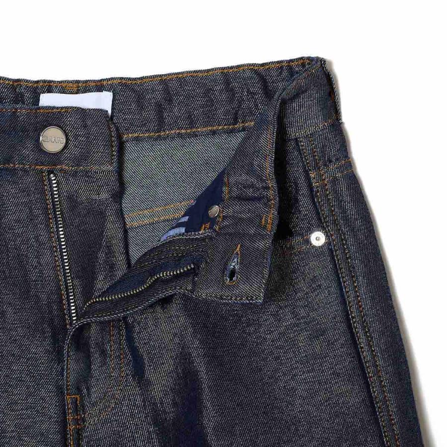 GANNI（ガニー） デニムショーツ SHINY WEFT DENIM SHORTS ハーフ