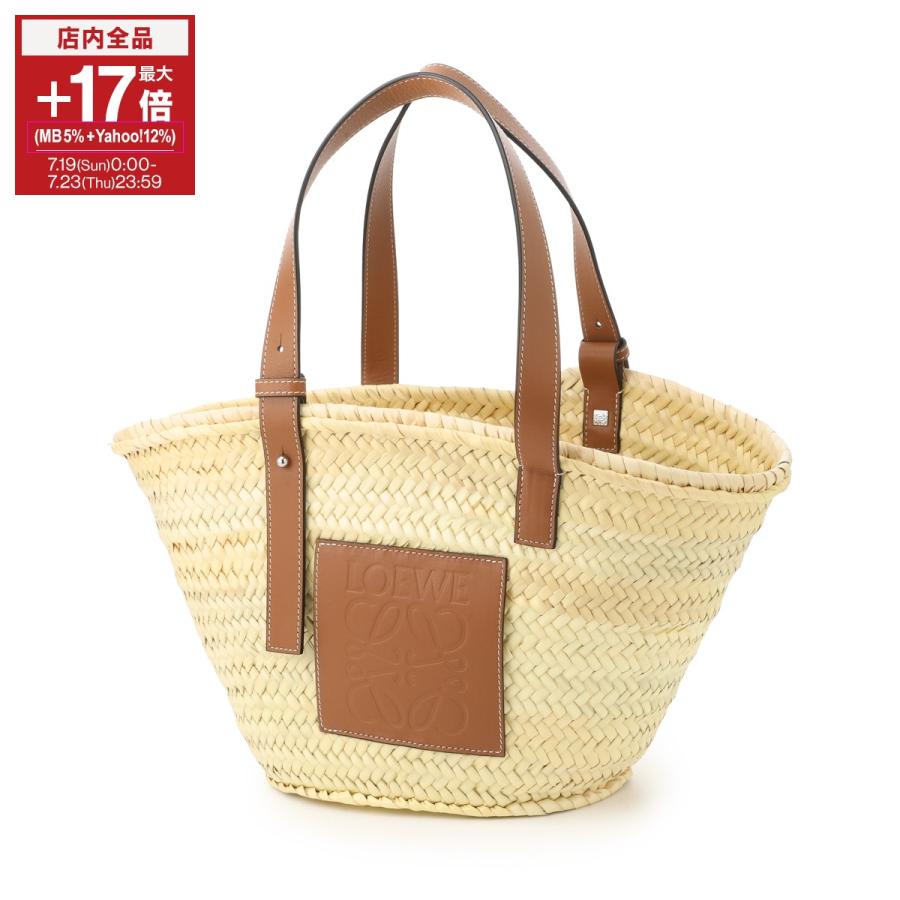 【美品】LOEWE ロエベ かごバッグ バスケットバック ミディアム LOEWE（ロエベ） バスケットバッグ CLASSIC BASKET MEDIUM かごバッグ