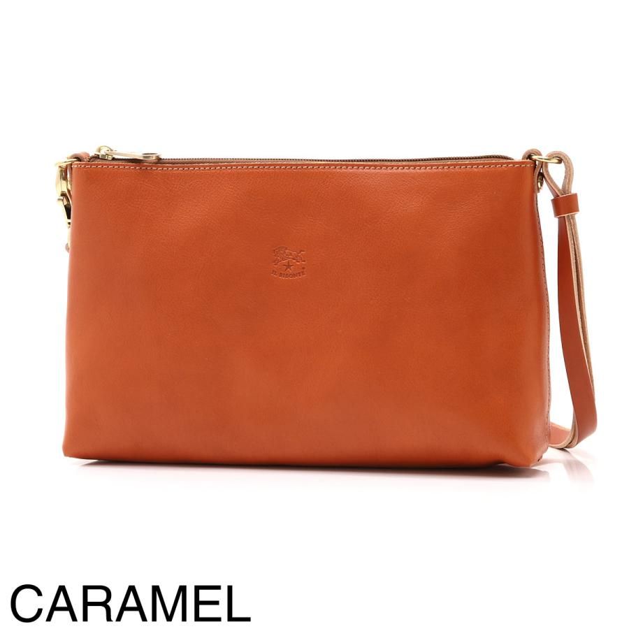 【新品未使用】イルビゾンテ ショルダーバッグ 革 IL BISONTE 並行輸入 イルビゾンテ ショルダーバッグ BCL022 P