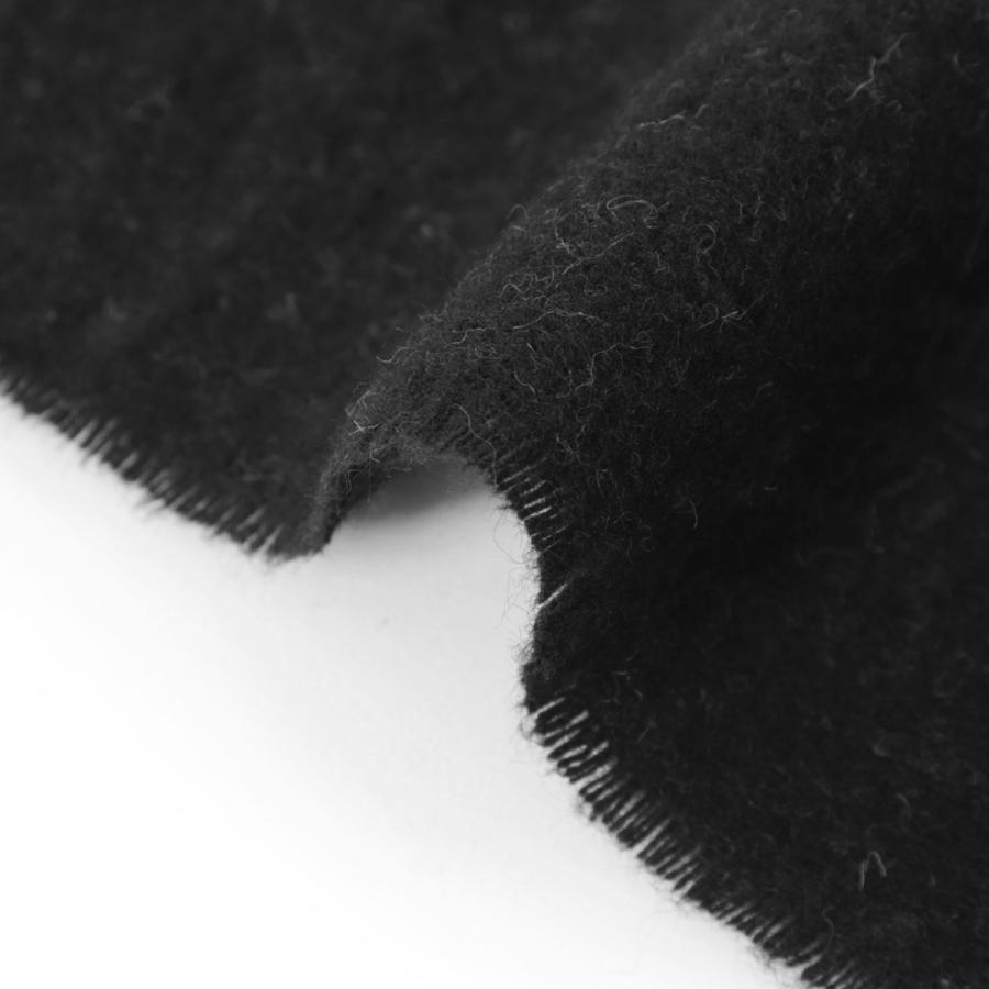 GANNI ガニー マフラー FRINGED WOOL SCARF ブラック レディース