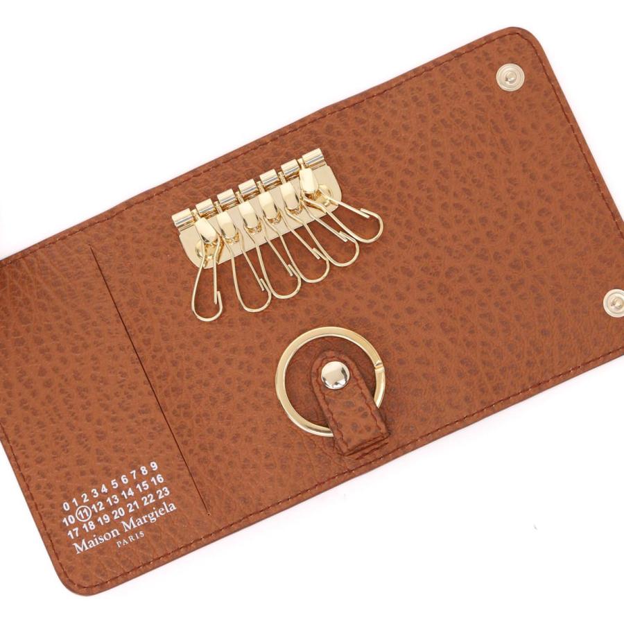 8/31まで　最終価格 Maison Margiela ブラウン ケース Maison Margiela（メゾンマルジェラ） キーケース ブラウン レディース