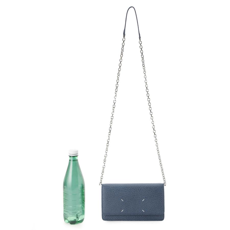 Maison Margiela チェーンウォレット ライトブルー 付属品付 Maison Margiela（メゾンマルジェラ） 長財布 小銭入れ付き チェーン