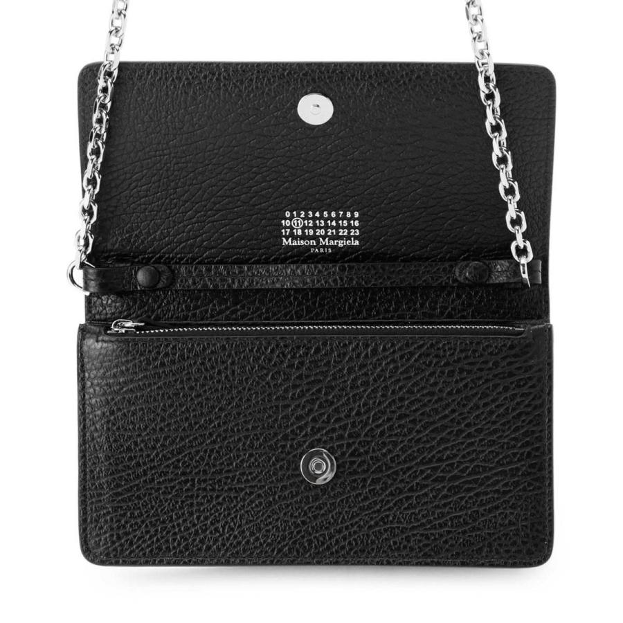 マルジェラ　チェーンウォレット　ブラック　正規品 メゾンマルジェラ 二つ折り財布 コインケース チェーン