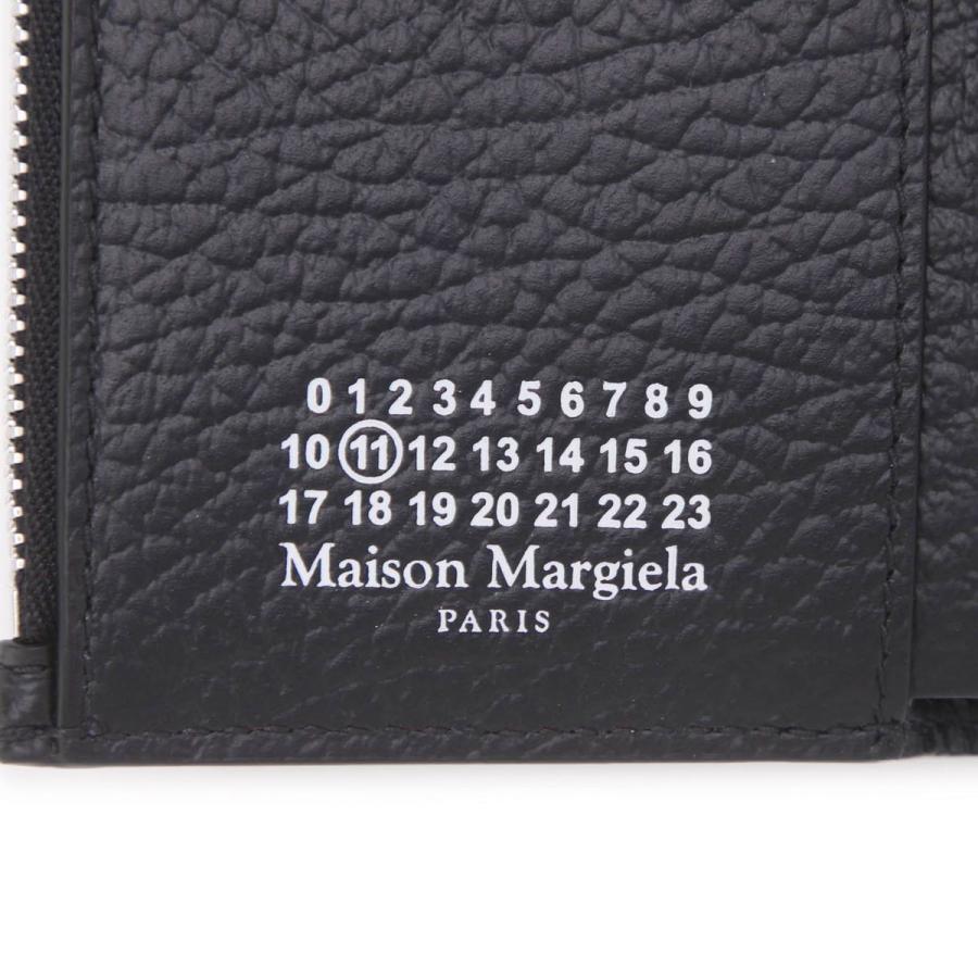 【美品】Maison Margiela ブラック 3つ折り財布 Maison Margiela（メゾンマルジェラ） 財布 マルジェラ 3つ折り財布