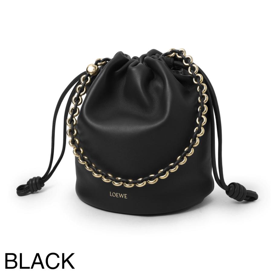 LOEWE バケットバッグ ブラック LOEWE（ロエベ） バッグ バケットバッグ 3WAY FLAMENCO PURSE BUCKET