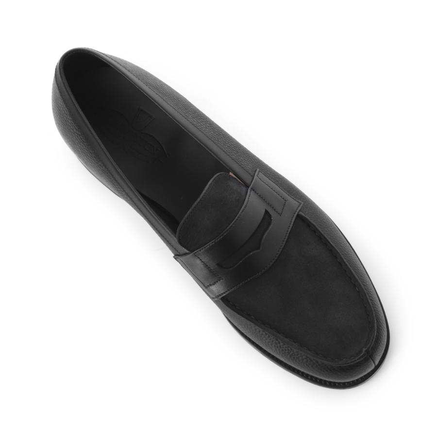 ジェイエムウエストン J.M. WESTON ローファー SIGNATURE LOAFER #180 ワイズ:D 大きいサイズあり ブラック メンズ 180loafer-a41hkt1801f-d-blackの画像
