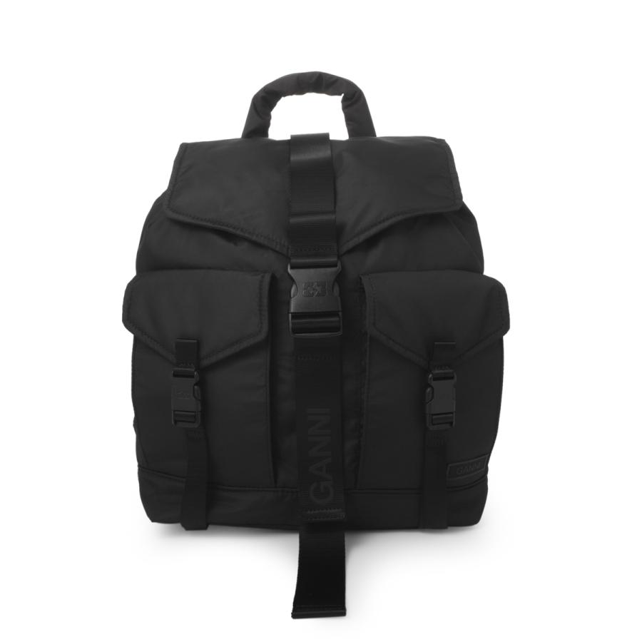 ガニー GANNI バックパック RECYCLED TECH BACKPACK リュックサック ブラック レディース a4755-099-blackの画像
