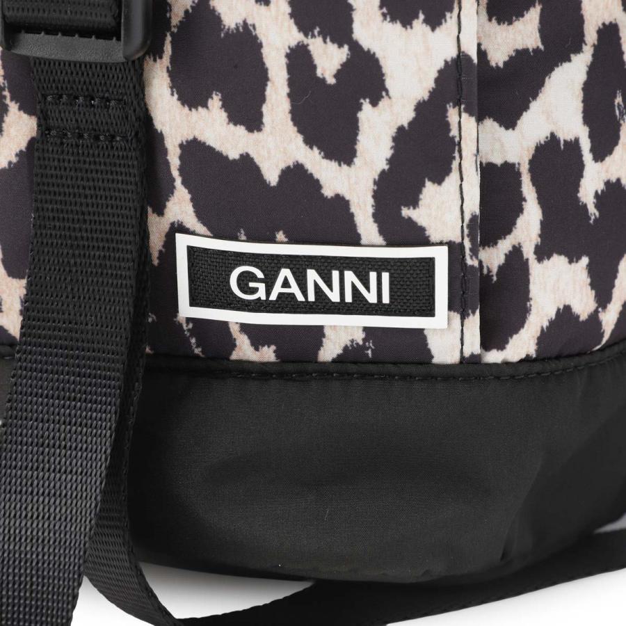 ガニー GANNI バックパック RECYCLED TECH BACKPACK PRINT リュックサック マルチカラー レディース a4757-943-leopardの画像