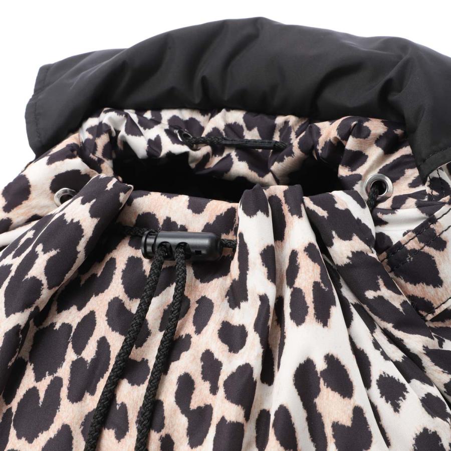 ガニー GANNI バックパック RECYCLED TECH BACKPACK PRINT リュックサック マルチカラー レディース a4757-943-leopardの画像