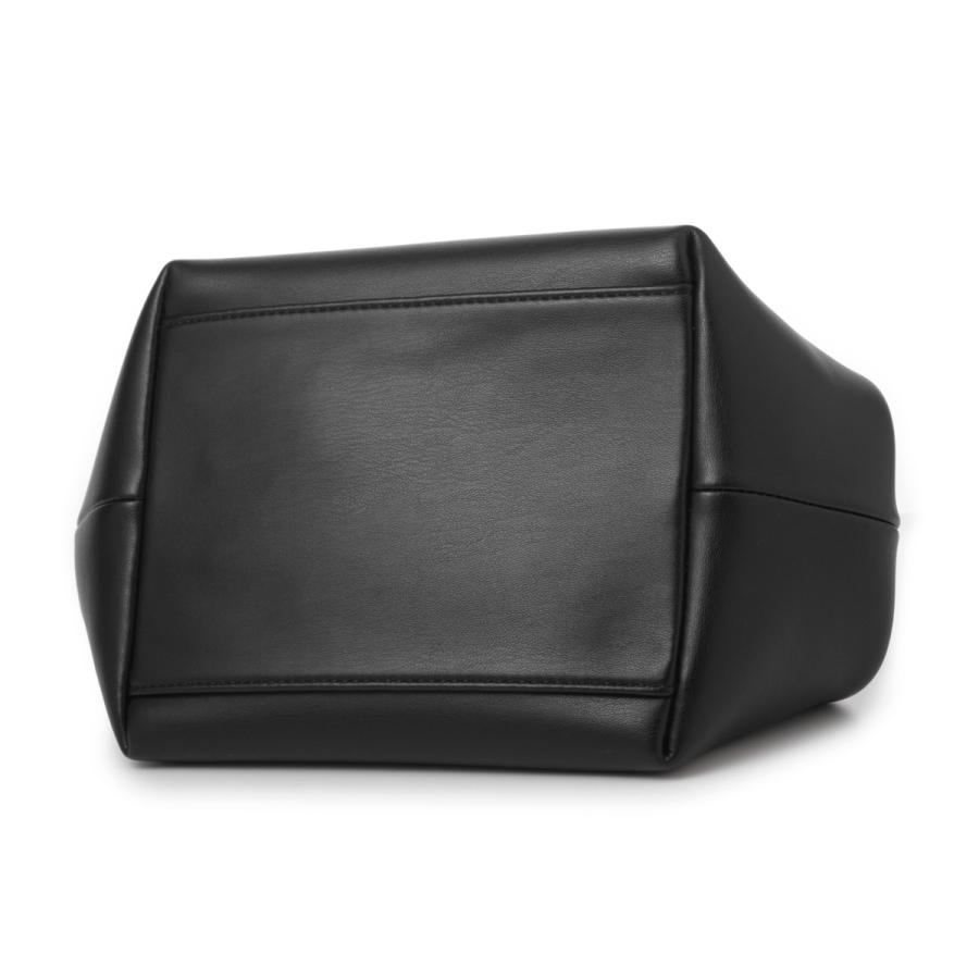 ガニー GANNI ハンドバッグ 2WAY BOU BAG SMALL バタフライロゴ リサイクルレザー クロスボディバッグ ブラック レディース a5241-099-blackの画像