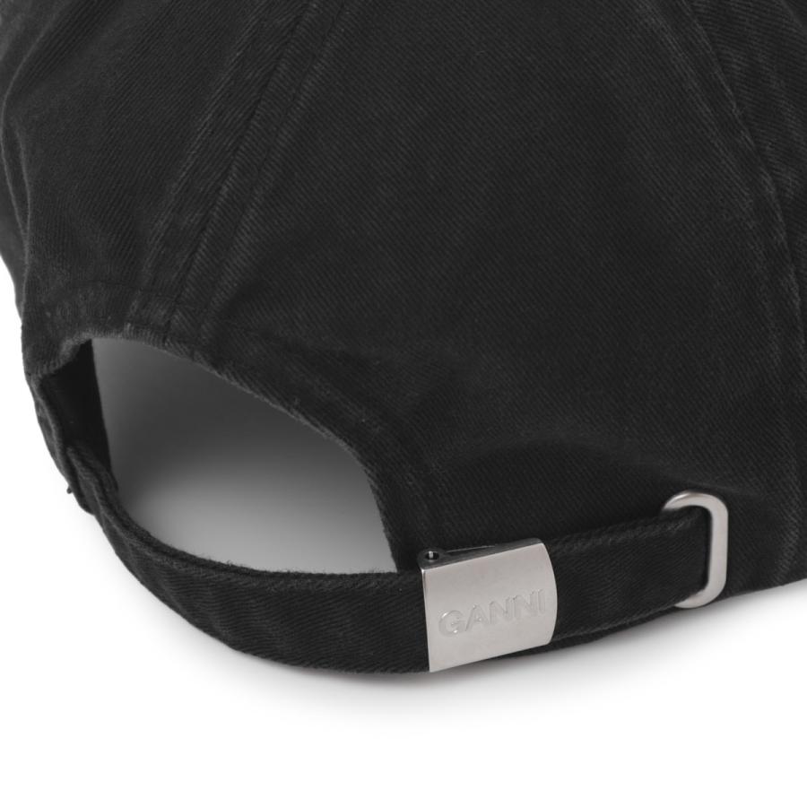 GANNI ガニー ベースボールキャップ ブラック レディース a6300