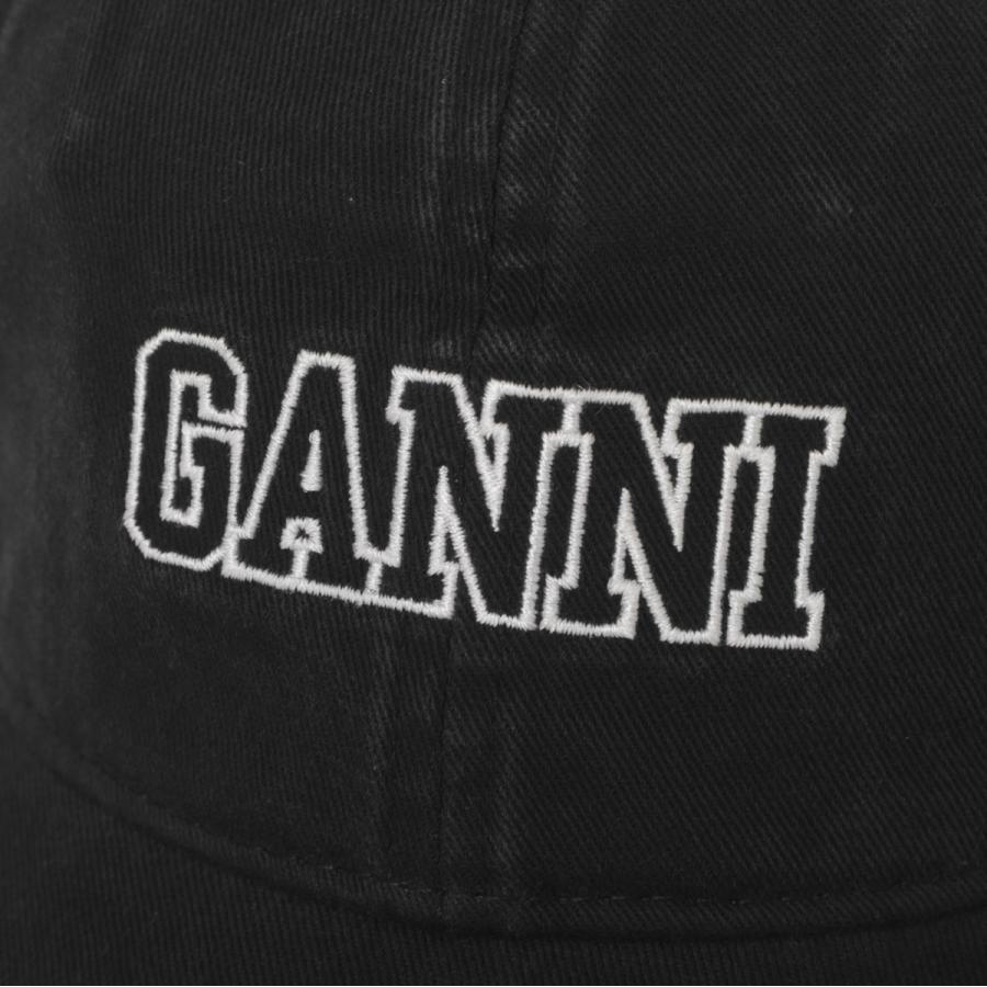 GANNI（ガニー） ベースボールキャップ ブラック レディース a6300-099