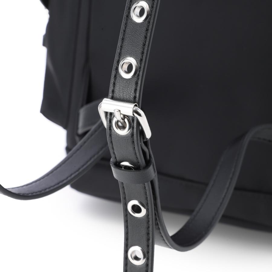 ガニー GANNI バックパック BUCKY BACKPACK SMALL NYLON リュックサック ブラック レディース a6528-099-blackの画像