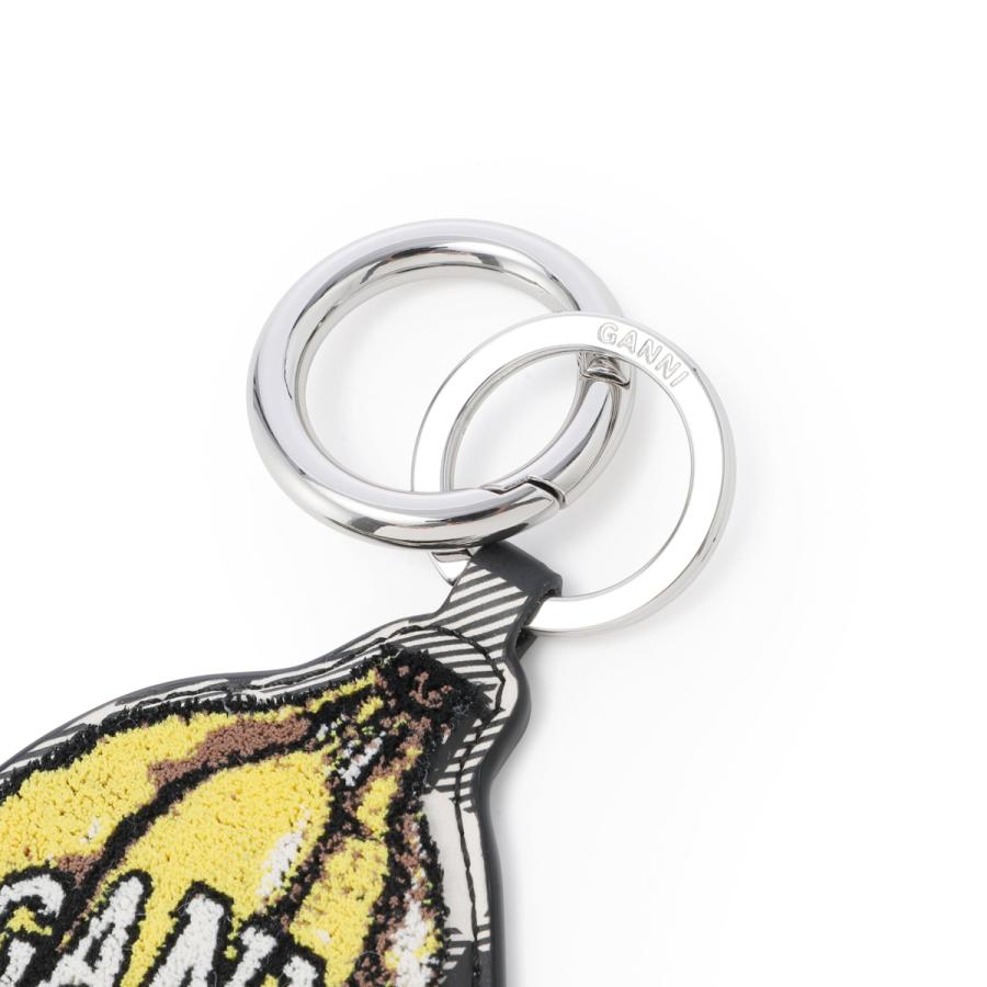 GANNI（ガニー） キーリング BANANA KEYRING VELVET バッグチャーム