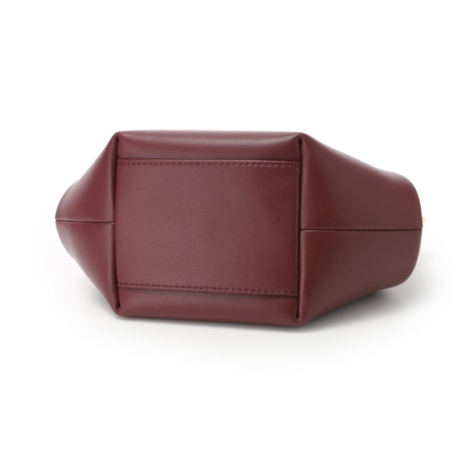 ガニー GANNI ハンドバッグ 2WAY BOU BAG MINI ショルダーバッグ ミニバッグ ブラウン レディース a6947-436-burgundyの画像