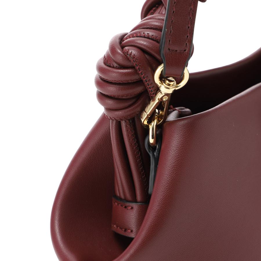 ガニー GANNI ハンドバッグ 2WAY BOU BAG MINI ショルダーバッグ ミニバッグ ブラウン レディース a6947-436-burgundyの画像