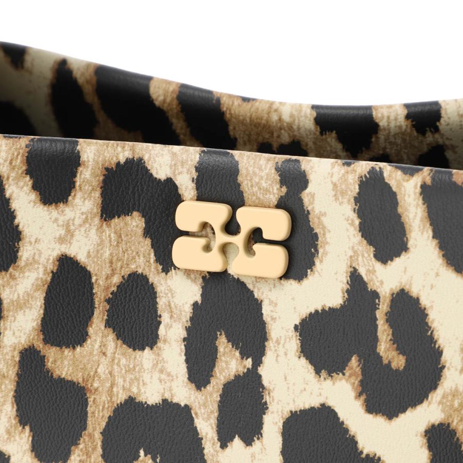 ガニー GANNI ハンドバッグ 2WAY BOU BAG MINI PRINT レオパード ショルダーバッグ ミニバッグ ブラウン レディース a6948-943-leopardの画像