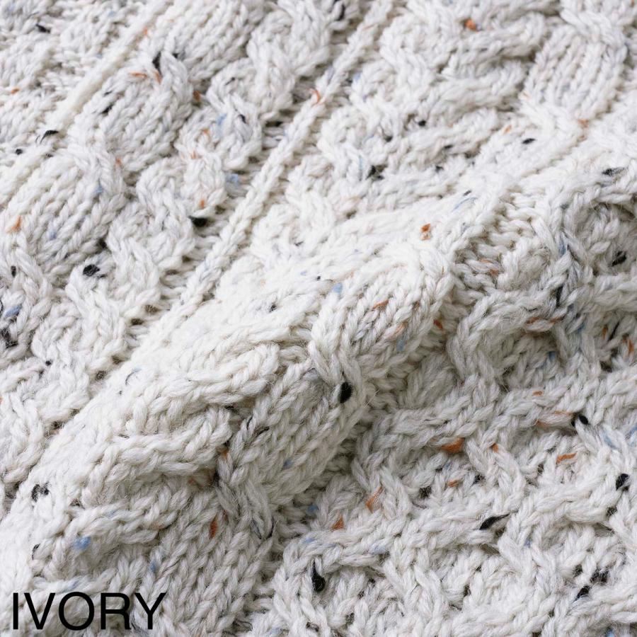 新品未使用タグ付き　Plage aran WOOLLEN MILLS aran WOOLLEN MILLS（アランウーレンミルズ） クルーネック セーター