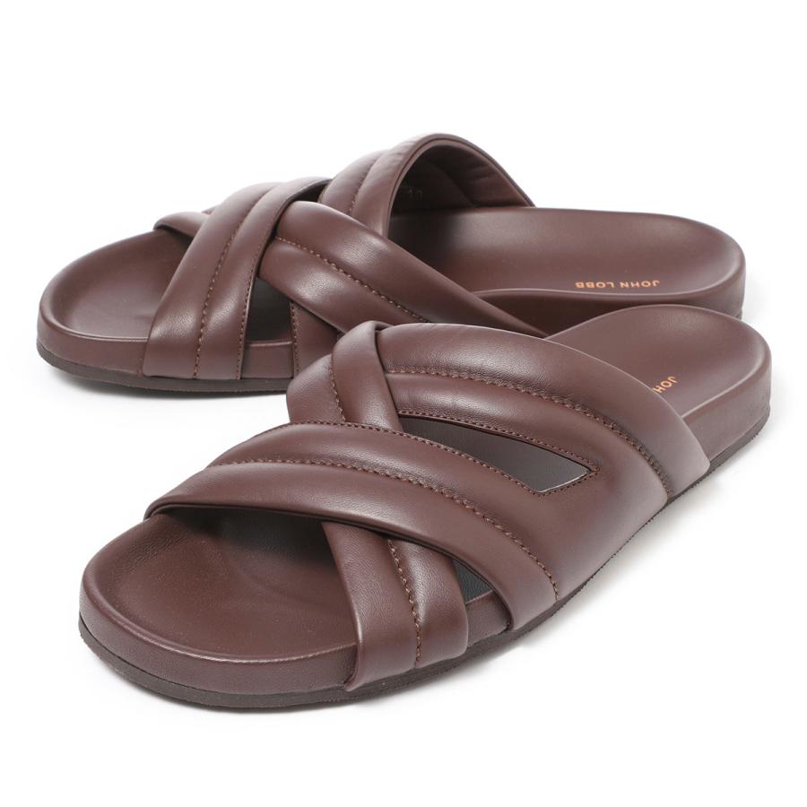 JOHN LOBB（ジョンロブ） サンダル SAMSON 大きいサイズあり ブラウン 