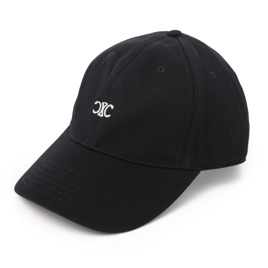 セリーヌ　Celine 帽子 ☆関税込☆CELINE☆(W) Celine Cotton Drill Baseball Cap Black