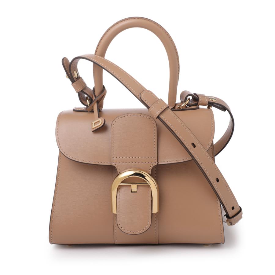 希少　デルボー　DELVEUX イニシャルミラー　S DELVAUX（デルヴォー） ハンドバッグ 2WAY BRILLANT MINI S BOX CALF