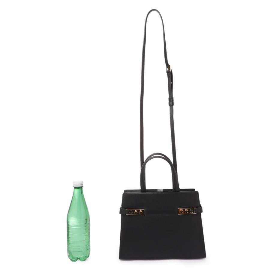 デルヴォー DELVAUX ハンドバッグ 2WAY TEMPETE CRUSH PM SILKY CALF ショルダーバッグ ブラック レディース aa0636bqs099zdo-blackの画像