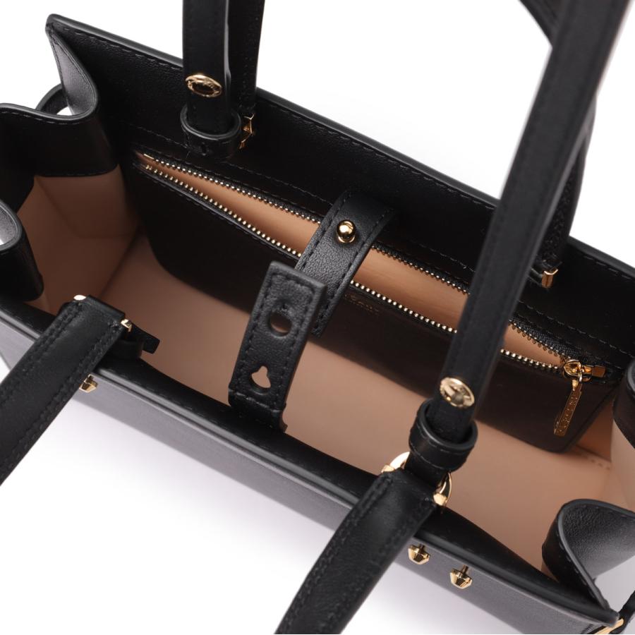 デルヴォー DELVAUX ハンドバッグ 2WAY TEMPETE CRUSH PM SILKY CALF ショルダーバッグ ブラック レディース aa0636bqs099zdo-blackの画像