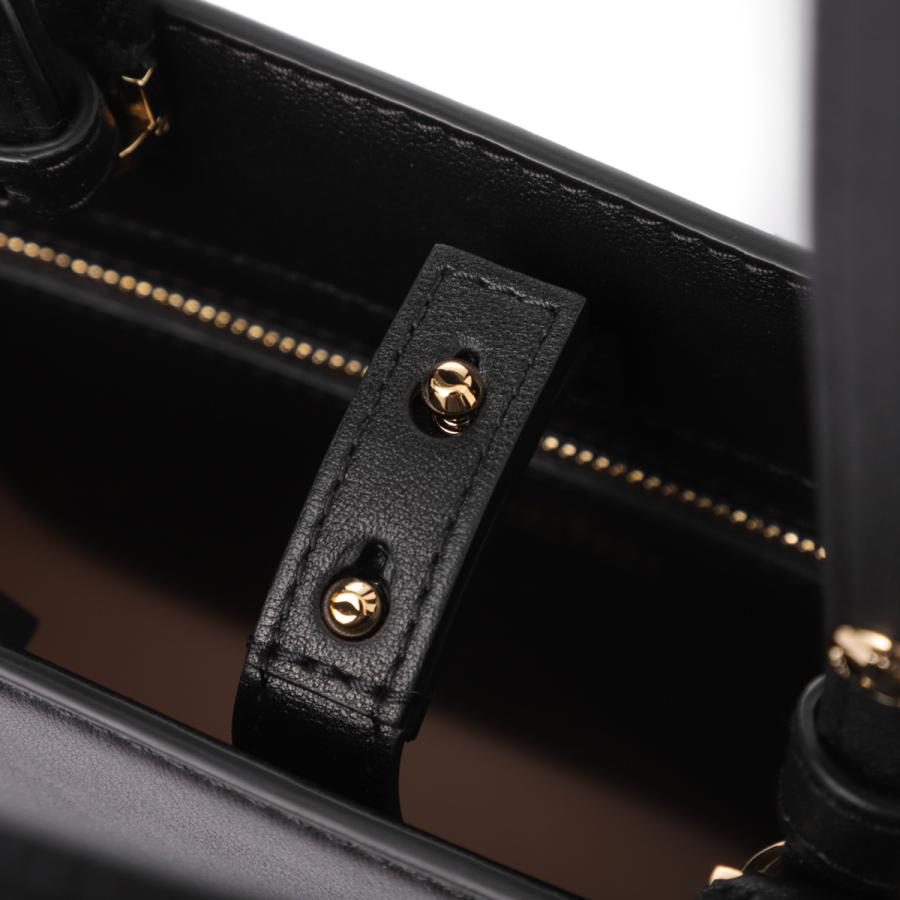デルヴォー DELVAUX ハンドバッグ 2WAY TEMPETE CRUSH PM SILKY CALF ショルダーバッグ ブラック レディース aa0636bqs099zdo-blackの画像