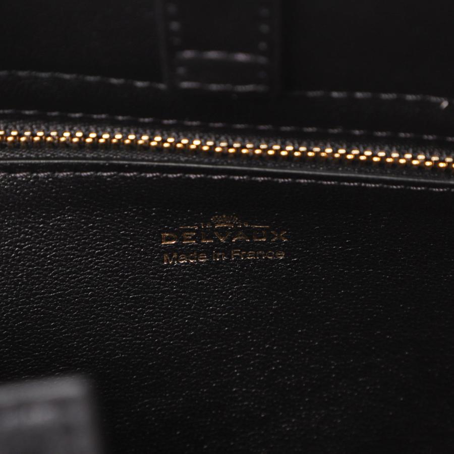 デルヴォー DELVAUX ハンドバッグ 2WAY TEMPETE CRUSH PM SILKY CALF ショルダーバッグ ブラック レディース aa0636bqs099zdo-blackの画像