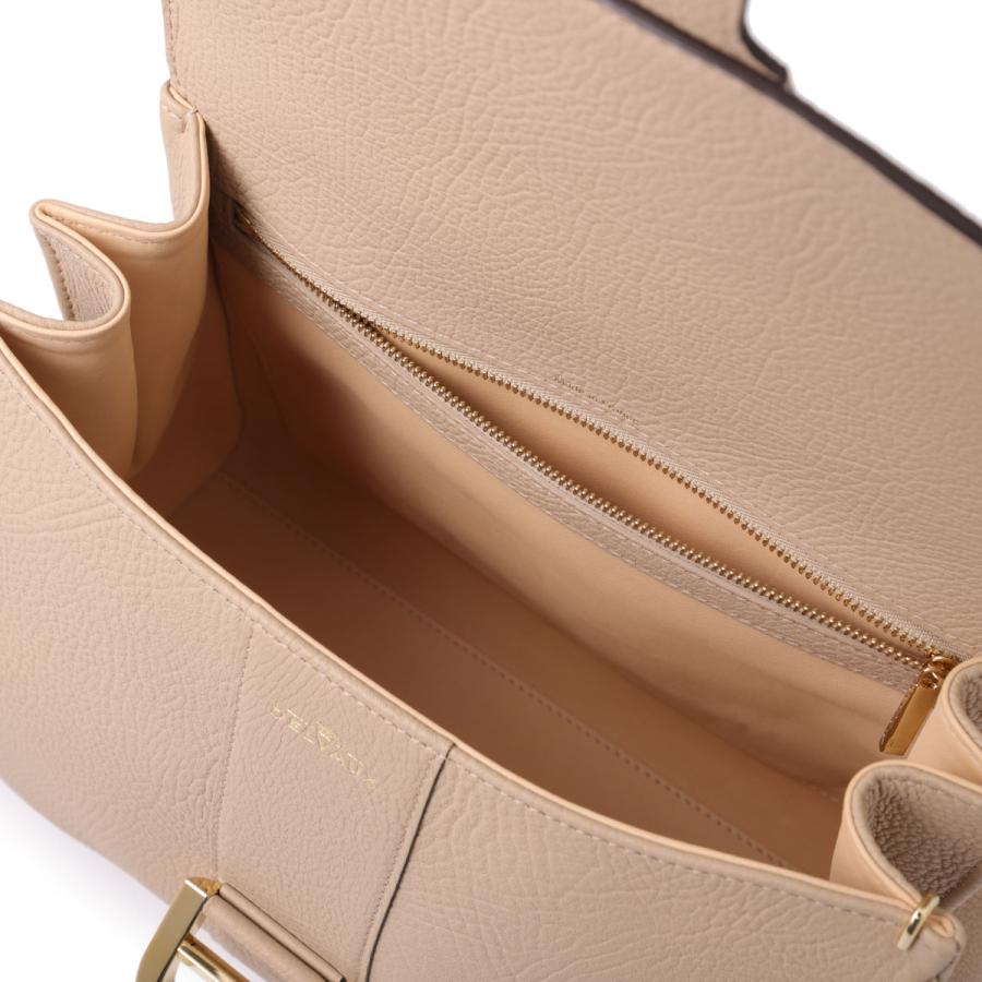 デルボー delvauxブラウン　　レザー　バングル DELVAUX デルヴォー ハンドバッグ 2WAY BRILLANT MM FLY SEQUOIA