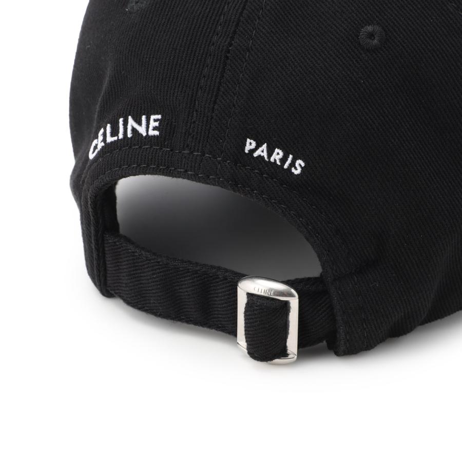 CELINE トリオンフ　ヴィヴィエンヌ ブラック ベースボールキャップ CELINE（セリーヌ） ベースボールキャップ VIVIENNE CAP