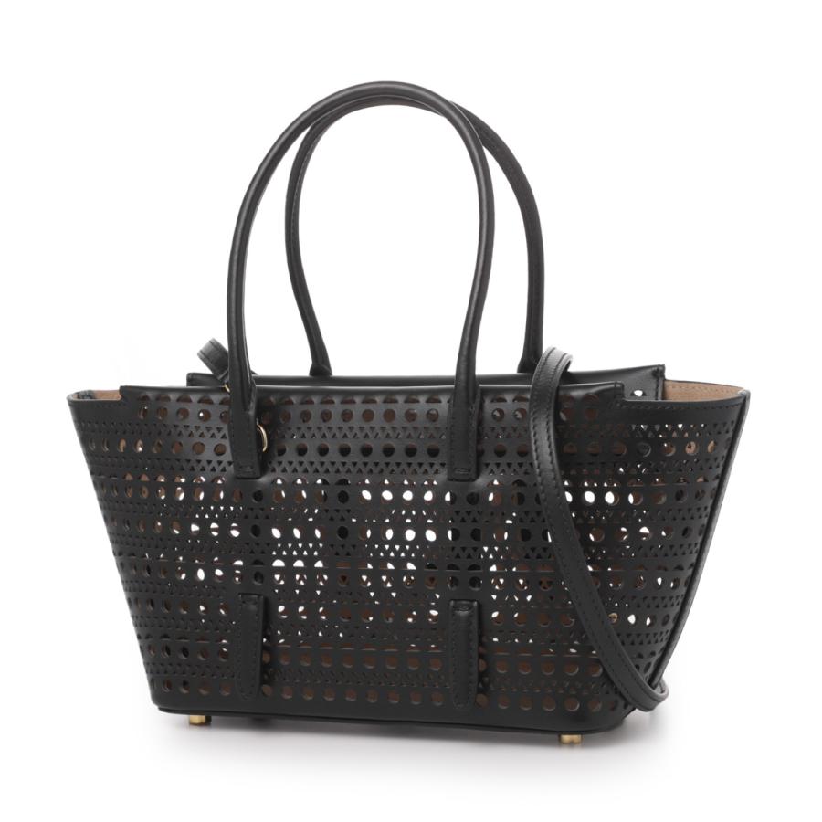 ALAIA☆MINA 20 2WAY トートバッグ BROWN