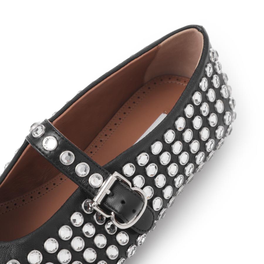 アライア ALAIA バレエシューズ メリージェーン ブラック