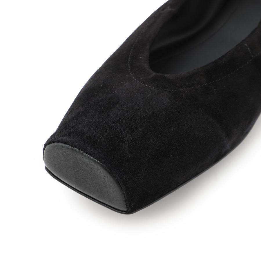 アライア ALAIA バレエシューズ SQUARE BALLET FLATS フラットシューズ ブラック レディース aa3a070ck324-999-noirの画像