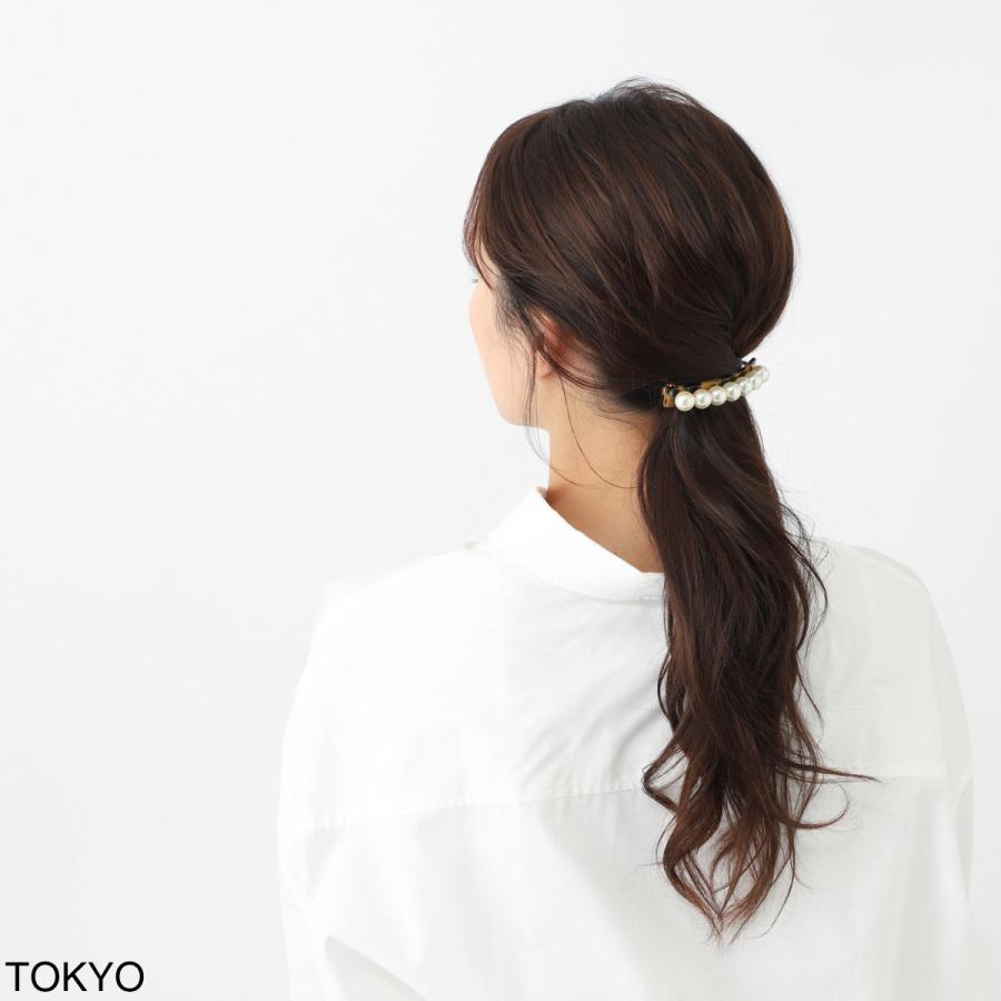 アレクサンドルドゥパリ ALEXANDRE DE PARIS バレッタ TIMELESS BARRETTE AUTO 8CM PERLEE レディース aa8-16919-03-wの画像