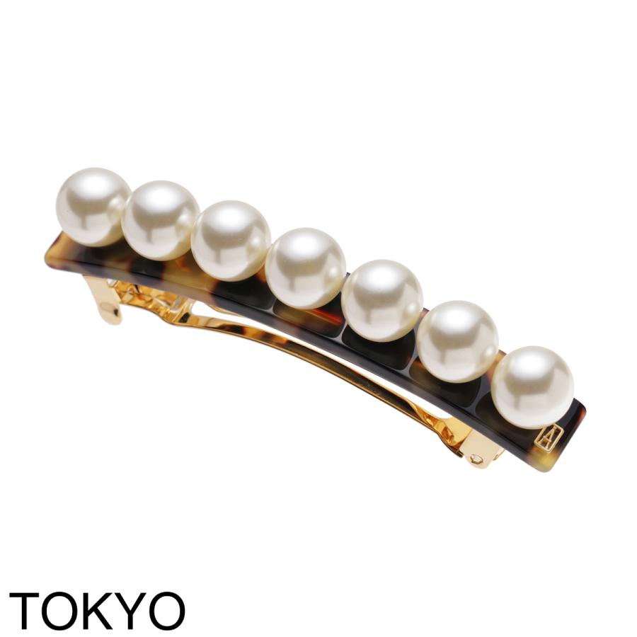 アレクサンドルドゥパリ ALEXANDRE DE PARIS バレッタ TIMELESS BARRETTE AUTO 8CM PERLEE レディース aa8-16919-03-wの画像