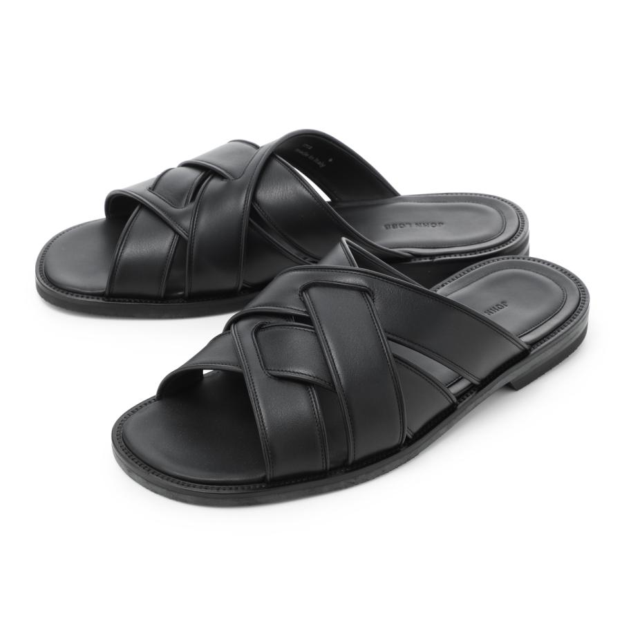 ジョンロブ JOHN LOBB サンダル SALT ソルト 大きいサイズあり ブラック メンズ salt-aa9ab8l-1r-blackの画像