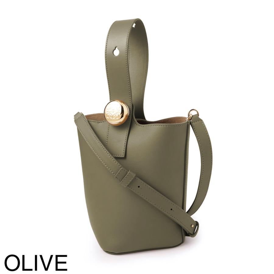 ももさま専用　LOEWE ペブルバケットバッグミニ　ソフトグレインカーフ　トープ LOEWE（ロエベ） バケットバッグ 3WAY PEBBLE BUCKET BAG MINI