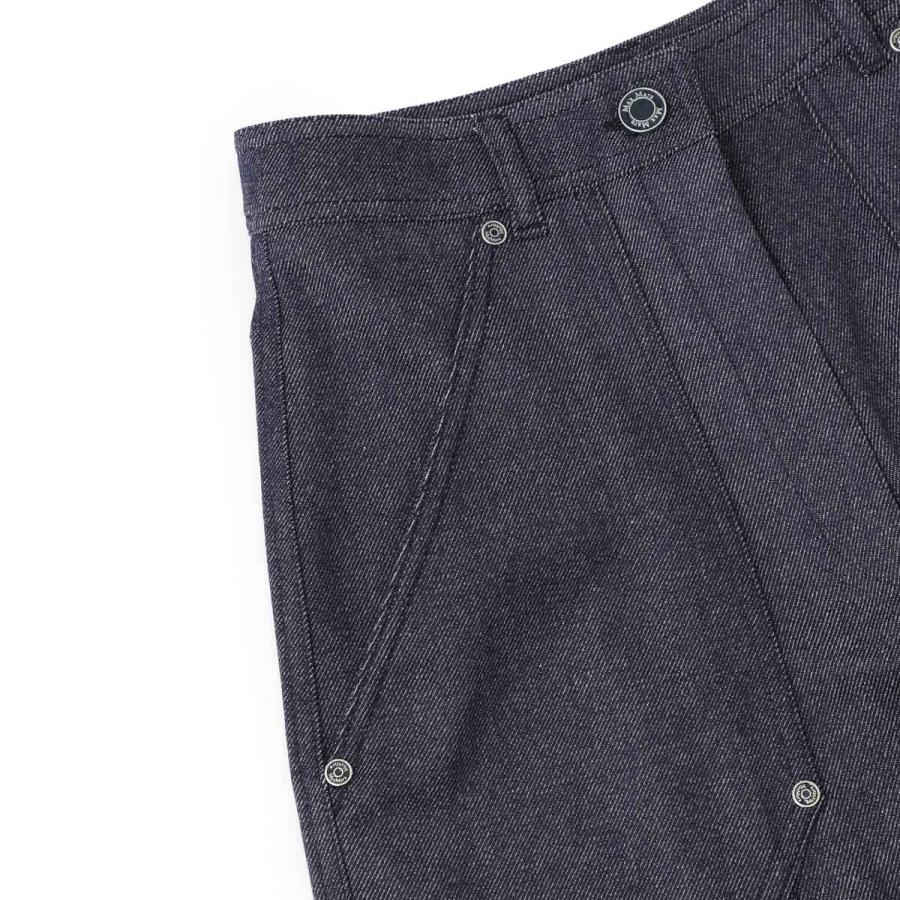 マックスマーラ Max Mara ウールパンツ ABETAIA ピュア ウール デニムエフェクト ワイドパンツ レディース abetaia-2521136022600-048の画像