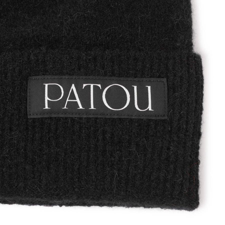 PATOU（パトゥ） ニットキャップ JP ALPACA BEANIE ビーニー ブラック