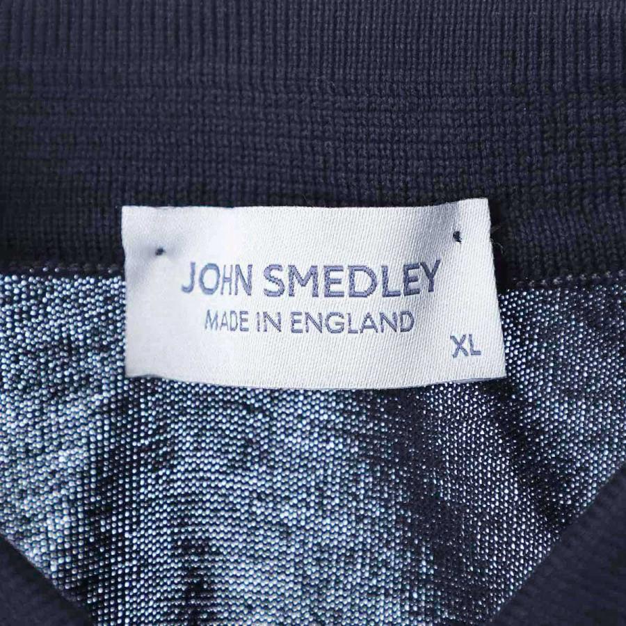 ジョンスメドレー JOHN SMEDLEY ニットポロシャツ ADRIAN シーアイランドコットン 30ゲージ STANDARD FIT メンズ adrian-navy｜mb-y｜11