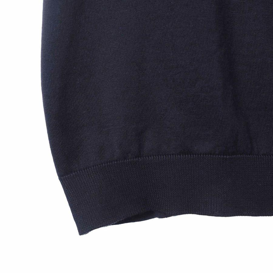 ジョンスメドレー ADRIAN ブラック JOHN SMEDLEY（ジョンスメドレー） ニットポロシャツ ADRIAN シー