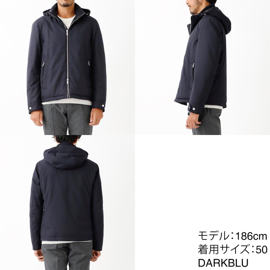 MOORER ムーレー ダウンブルゾン ACQUA ALBINI-PUM フーデッド