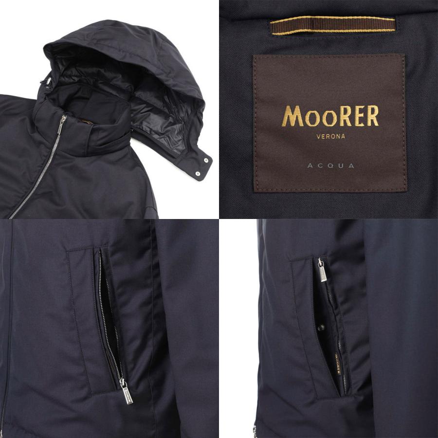 MOORER ムーレー ダウンブルゾン ACQUA ALBINI-PUM フーデッドブルゾン