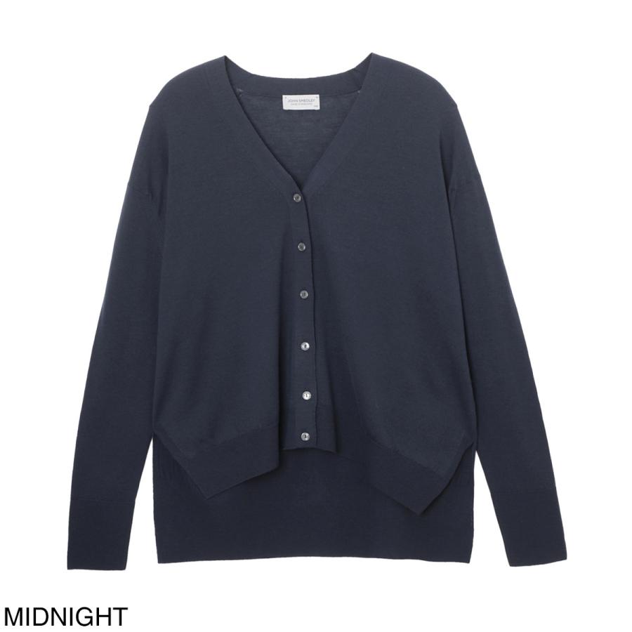 【新品】ジョンスメドレー 30G エクストラファインメリノ カーディガン 新品】ジョンスメドレー 30G エクストラファインメリノ