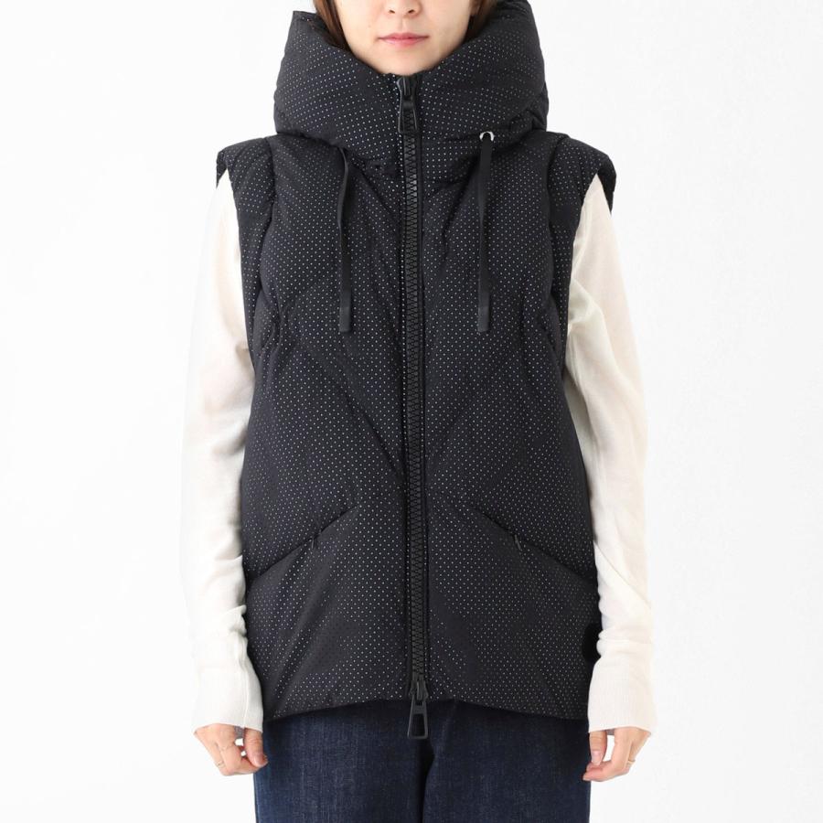 DUNO フリースダウンベスト フード付き DUNO フリースダウンベスト フード付き